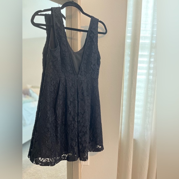 Forever 21 Black Lace Tank Dress - Picture 2 of 4